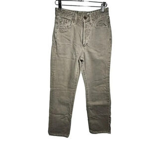 AG Alexxis Crop High-Rise Vintage Fit Jean Size 23 beige Tan denim jeans